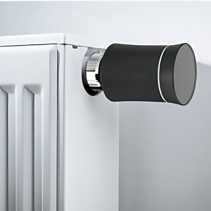 Smart Radiator Thermostat: Black, ±0.5℃ Precise Control, Multiple Modes - App Voice Control, Zigbee Compatible for Home Automation, Commercial Use - Image 4