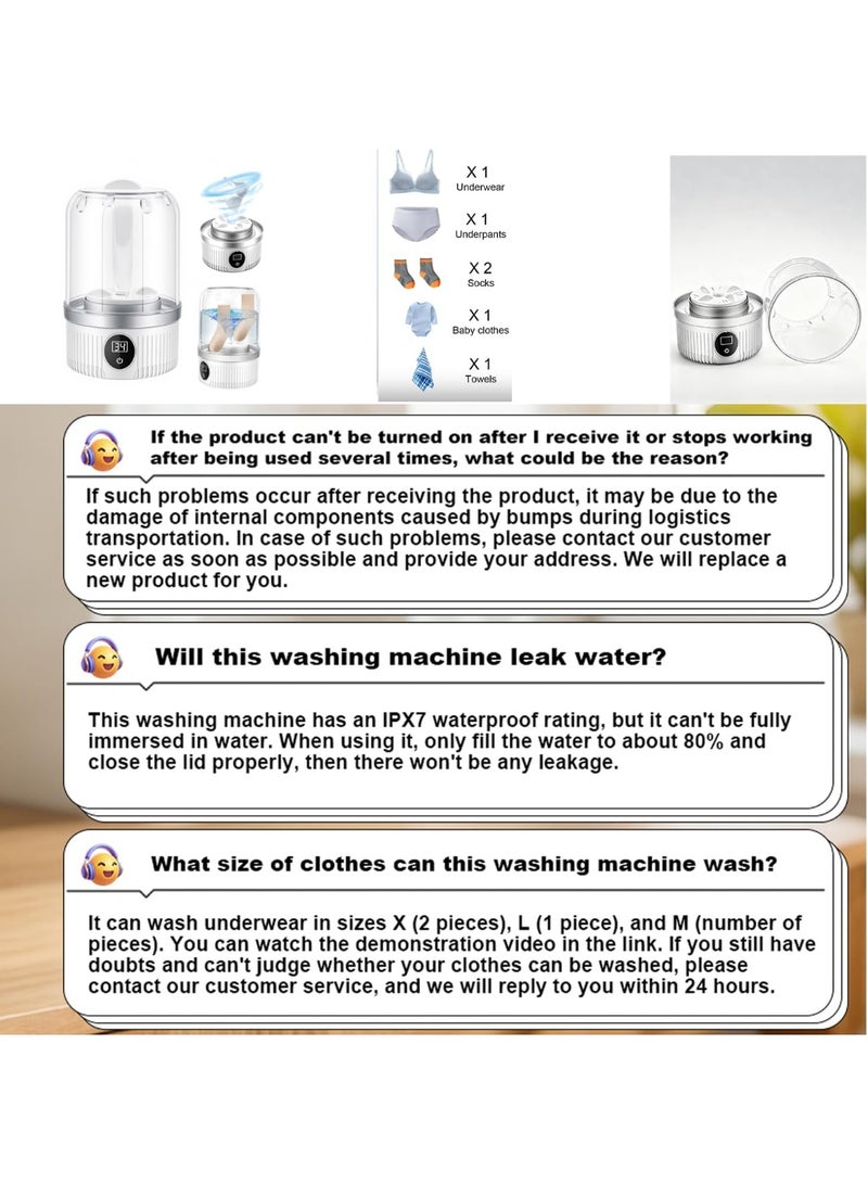 Portable Mini Washing Machine - Image 4