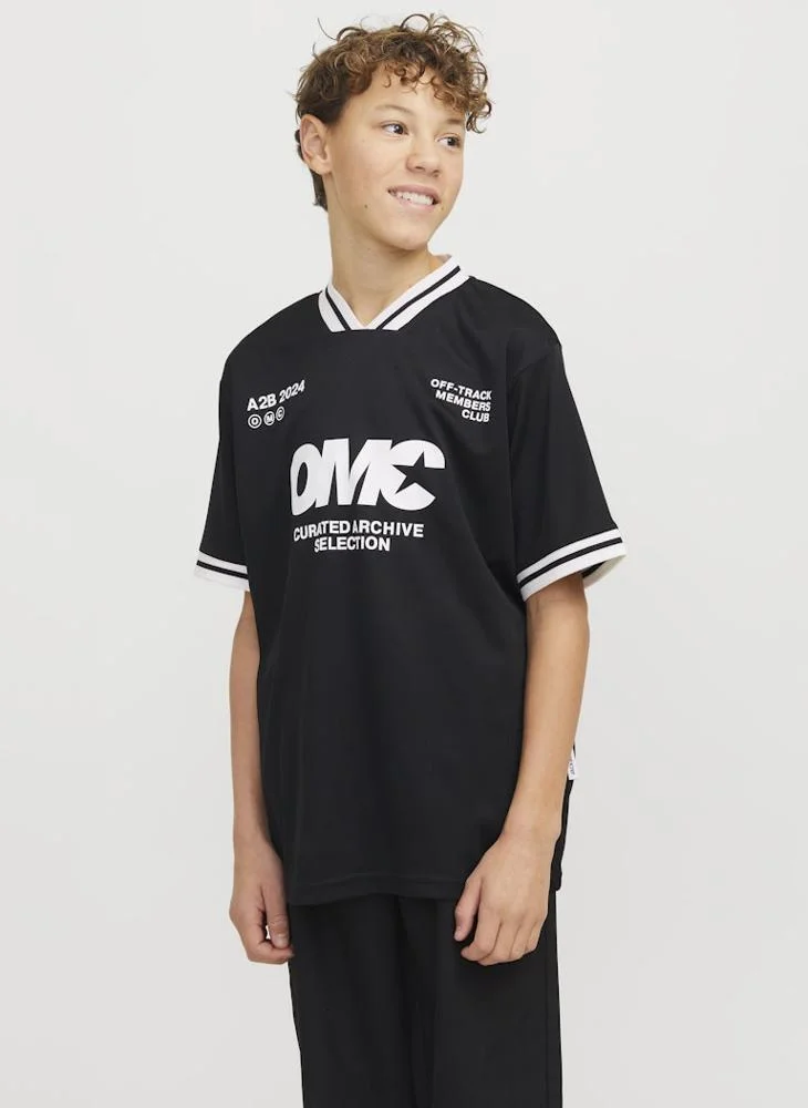 Jack & Jones Junior Kids Jcoreflex Football Jersey Styd T-Shirt