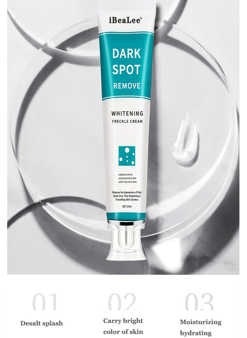 iBealee Dark Spot Remove, Mild Whitening Freckle Facial Cream, Pigmentation Sun Spots and Age Spots Treatment, Blemish Remover Lightening Cream, 20g  - Image 2