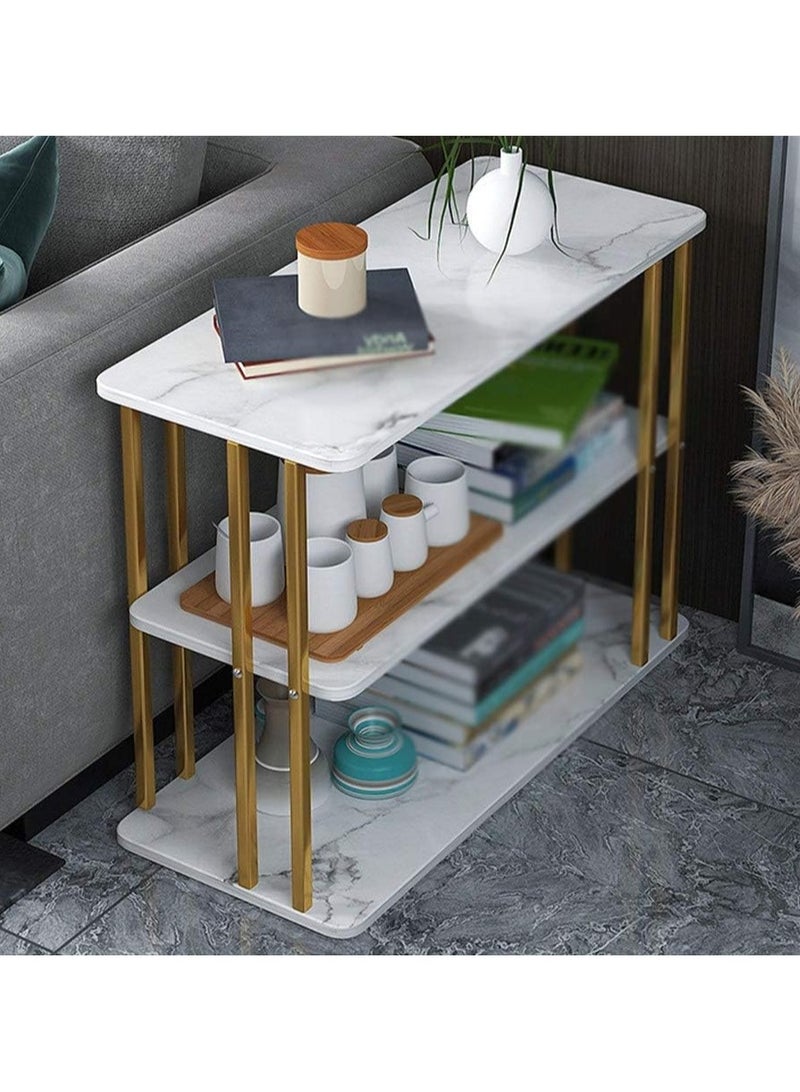 DubaiGallery Multi-Layer Sofa Coffee Tables Luxury Italian Light Simple Bedside Tables Modern Home Furniture Living Room Small Round Table - Image 2