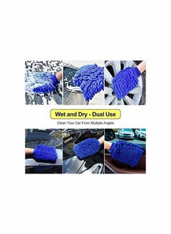 Y&D Car Wash Mitt, Large Size Microfiber Mitt  - Image 3