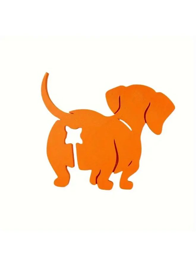 Orange Dog Cat Butt Bread Bag Clip 2 Pack Fun Sealing Clip Practical Snack Bag Clip - Image 5