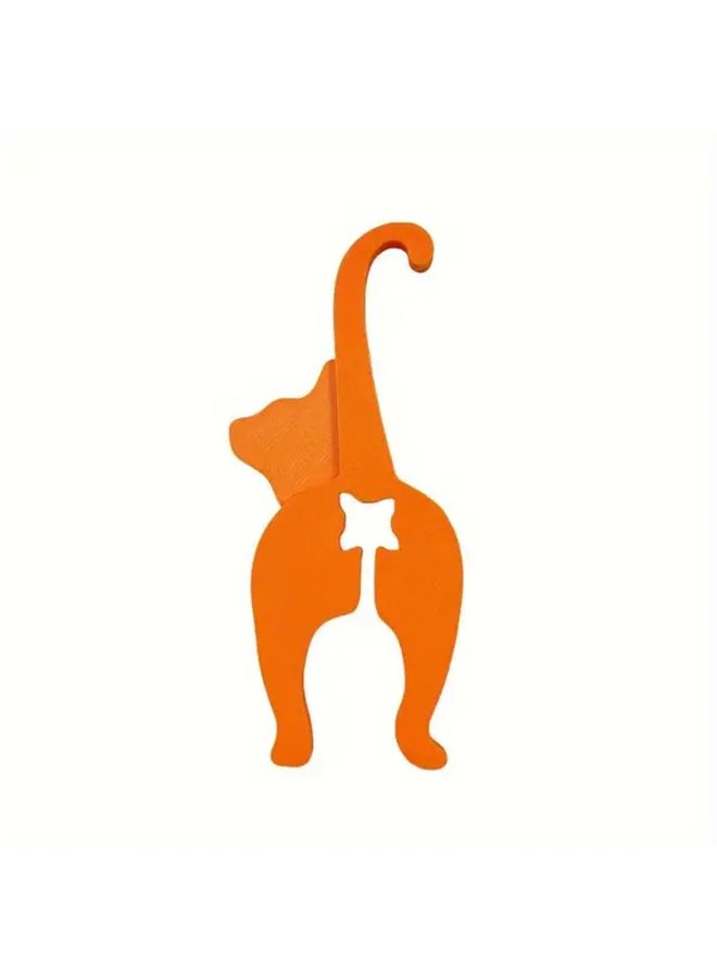 Orange Dog Cat Butt Bread Bag Clip 2 Pack Fun Sealing Clip Practical Snack Bag Clip - Image 2