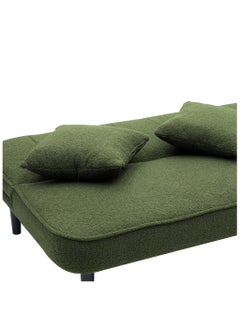 Multi Home Furniture Modern Design MH-107SB GREEN SOFA CUM BED OR 3 Seater Sofa FABRIC 3-Seater Sofa,Made of finiest fabric sofa cum bed is Foldable Futon Bed for Living Room –(GREEN)  - Image 4