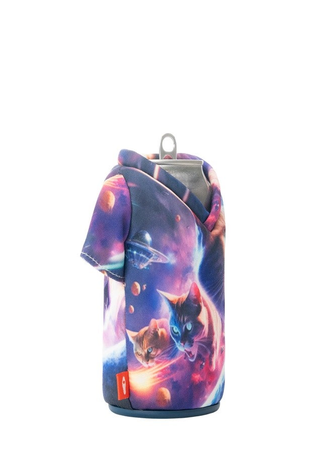 Puffin - The Tee - Insulated 12 oz Can Cooler I Beer Bottle & Soda Can Insulator, Keep Drinks and Beverages Cold (Space Cats) - Image 2