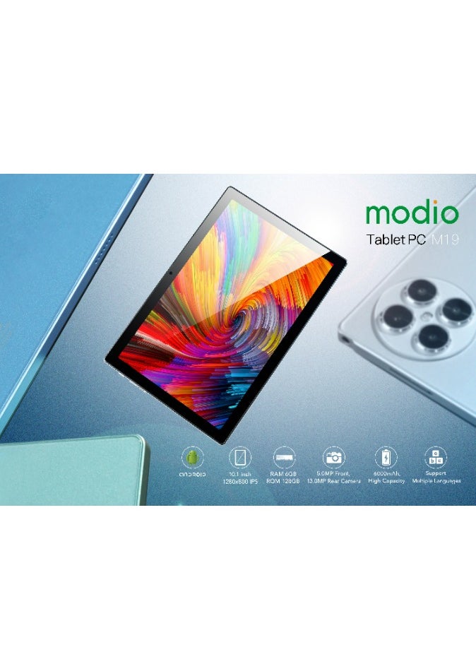 REBENUO M19 tablet 10.1-inch screen size 8GB RAM and 512GB storage space supports 5G LTE connection latest version (golden)  - Image 3