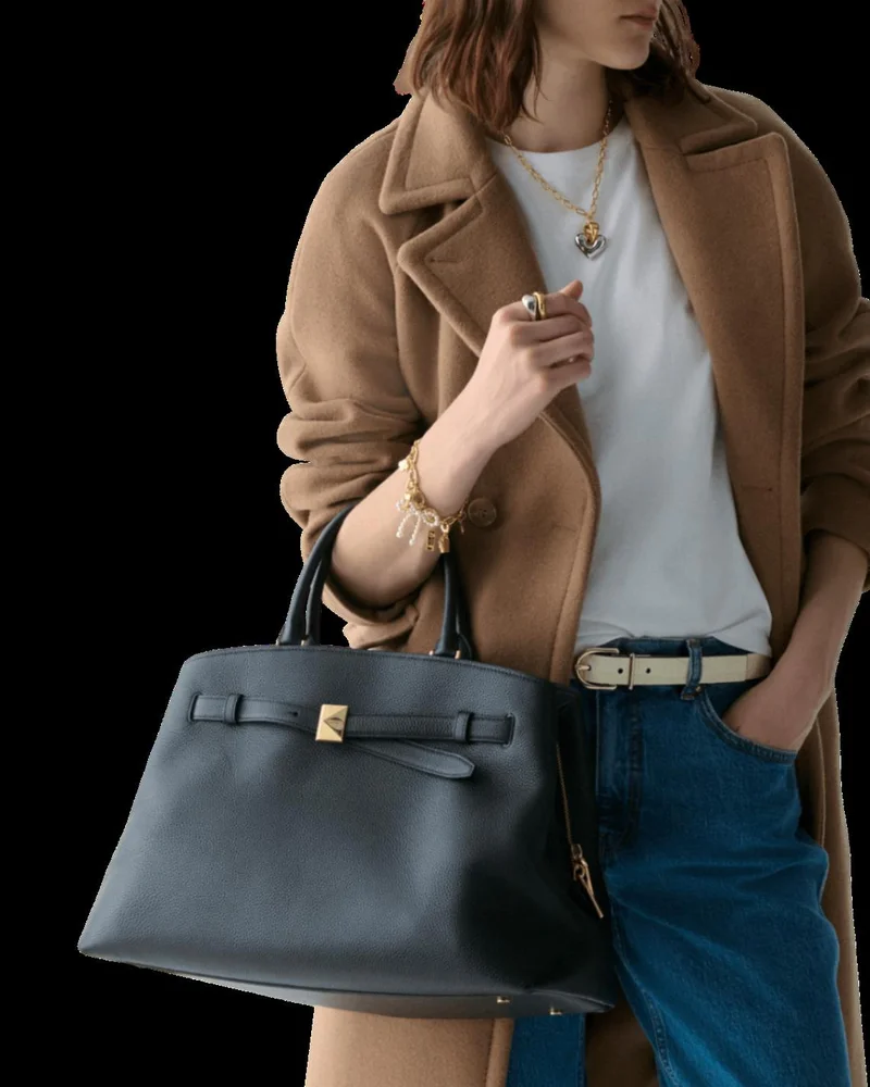 Kate Spade Deco Pebbled Leather Large Satchel