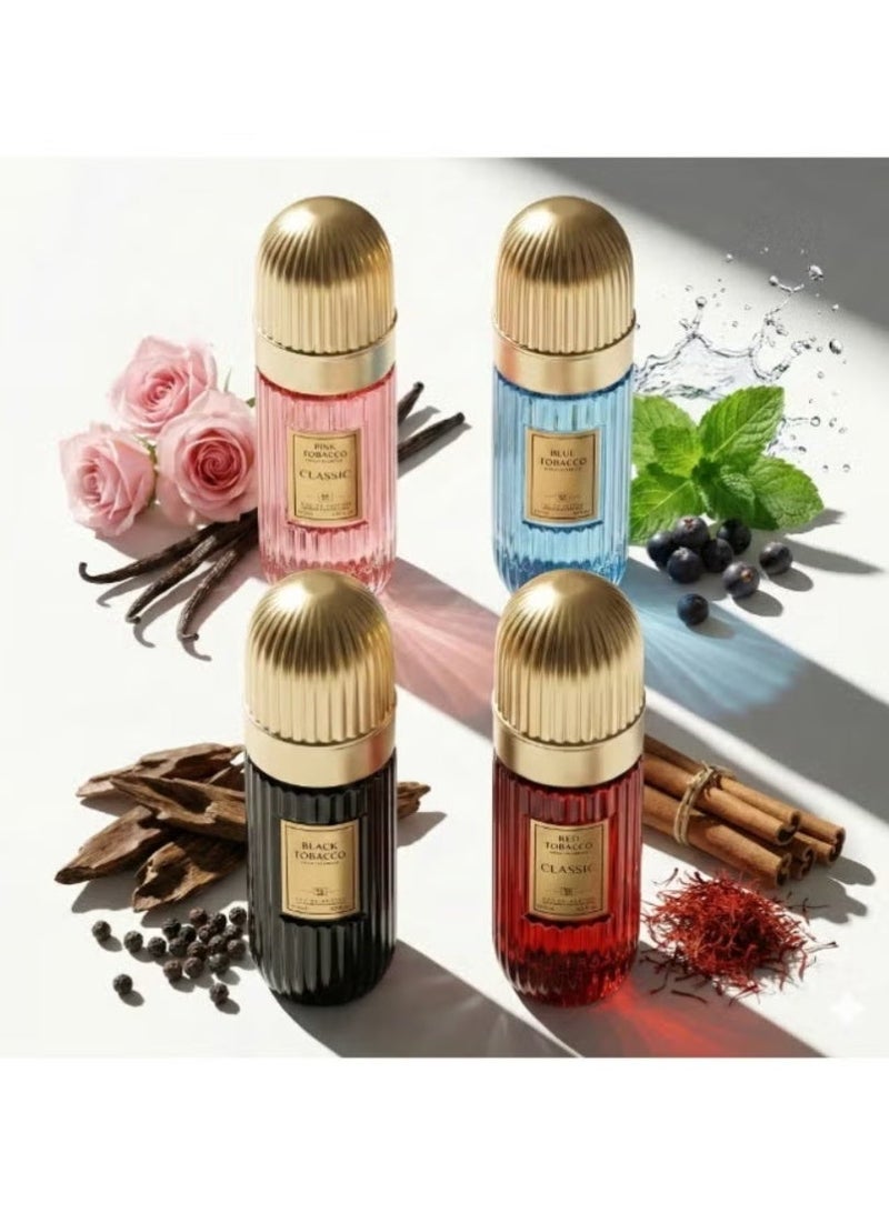 كلاسيك مجموعة عطور كلاسيك توباكو مكونه من 4 قطع 25مل - Image 2
