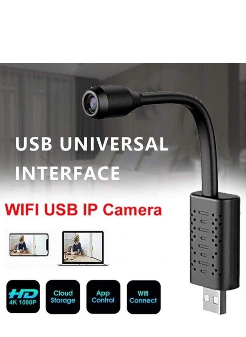 ELTRAZONE Portable Wifi Security Camera Smart Mini Wireless USB IP Camera Flexible 360 Degree Loop Video Motion Detection Camera (Black) Electronics - Image 3