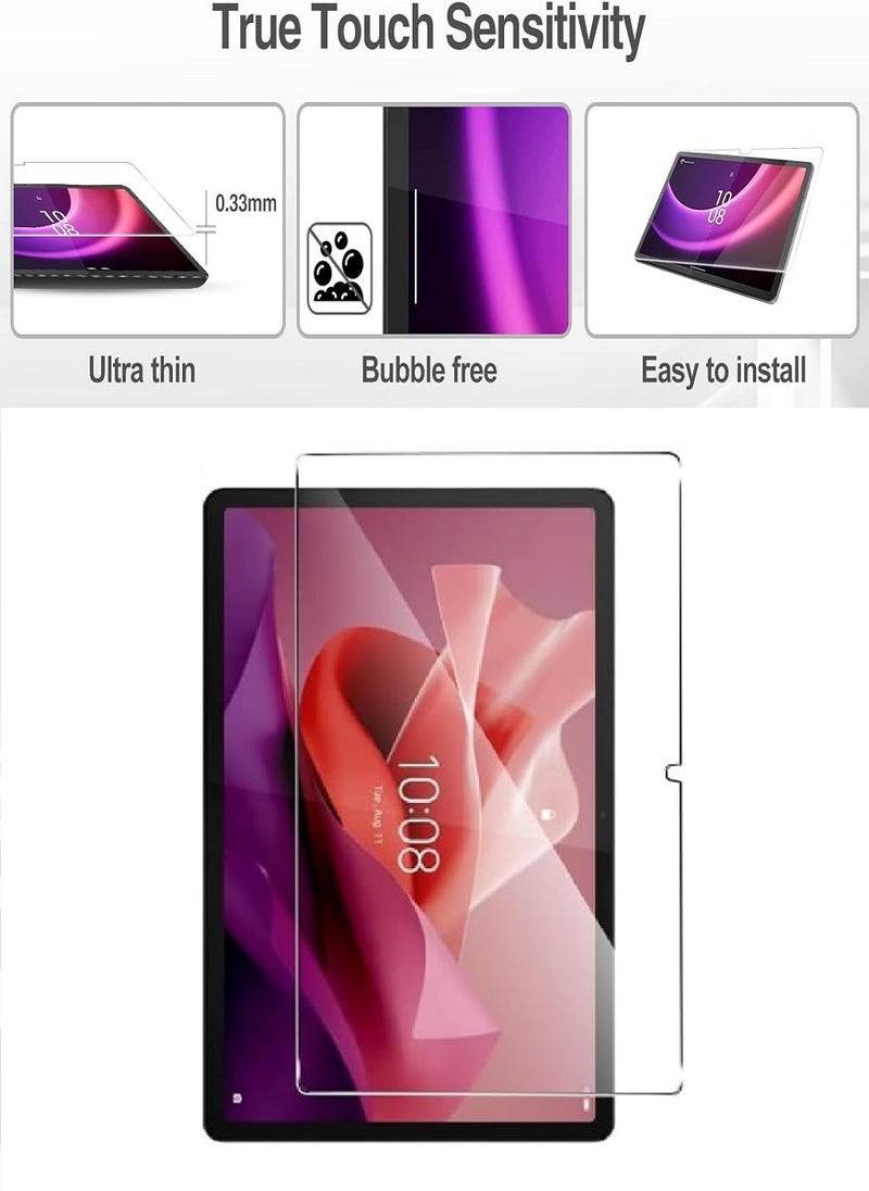 Tempered Glass Screen Protector Clear Designed For Lenovo Tab P12 Full Screen Coverage And Bubble Free - Image 4