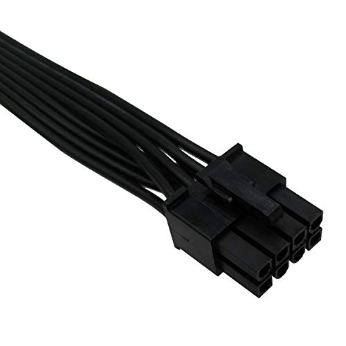 COMeap CPU Cable for EVGA PSUs, CPU 8 Pin Male to CPU 8 Pin (4+4 Detachable) Male EPS-12V Motherboard Power Adapter 25-inch(63cm) - Image 2