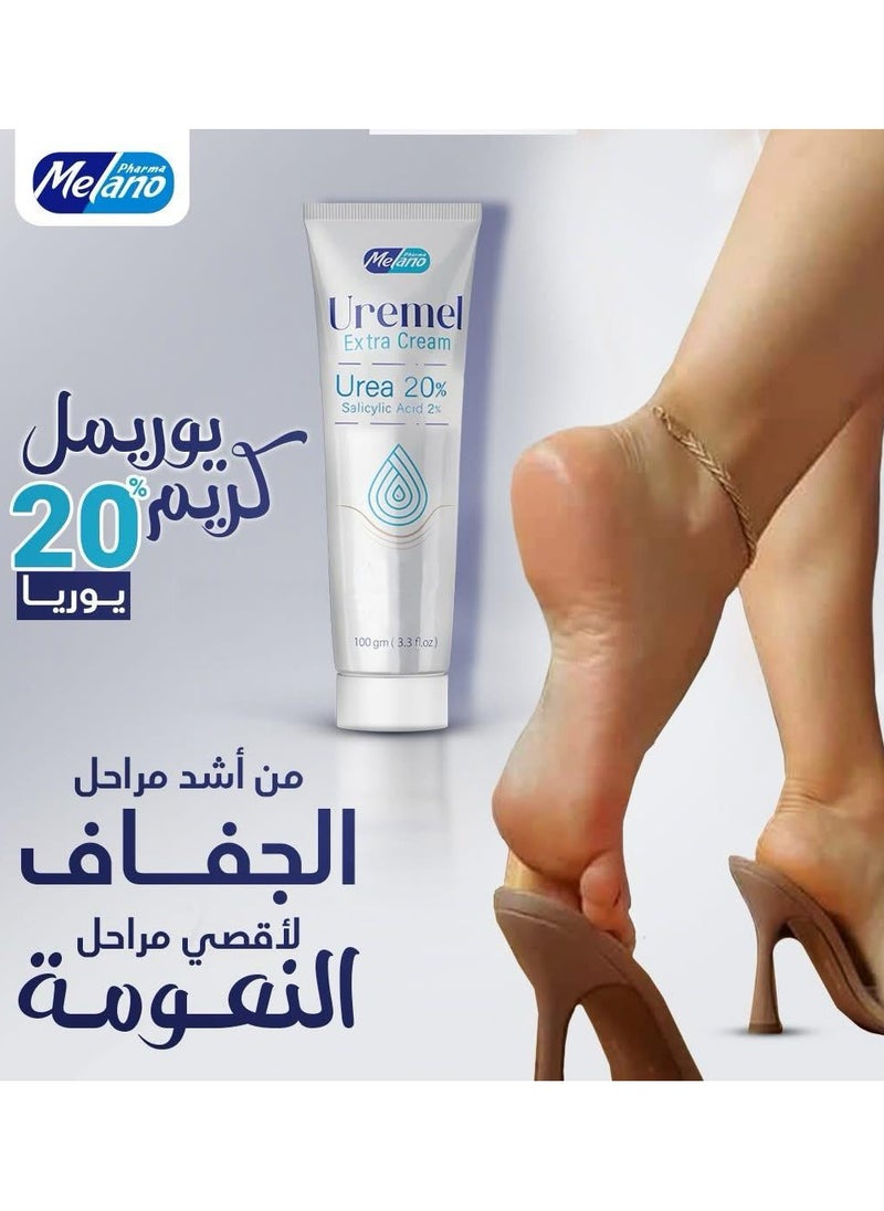 Melano Pharma - Uremel Extra Cream Urea 20% 100 ml - Image 1