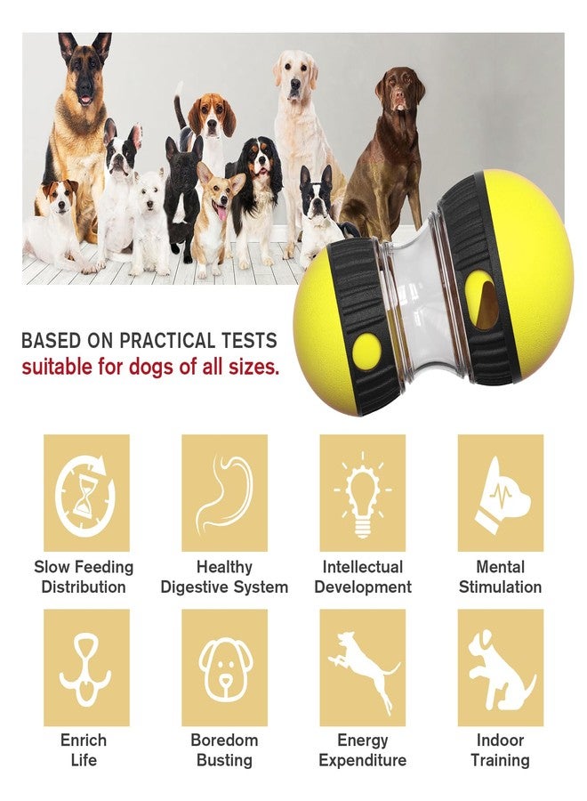 Mloowa Dog Interactive Toys Dogs Puzzles Feeder Adjustable Food Dispensing Treat Dispenser Slow Feeding for IQ/Physical Training and Brain Stimulation Large Medium Small Dog - Image 2