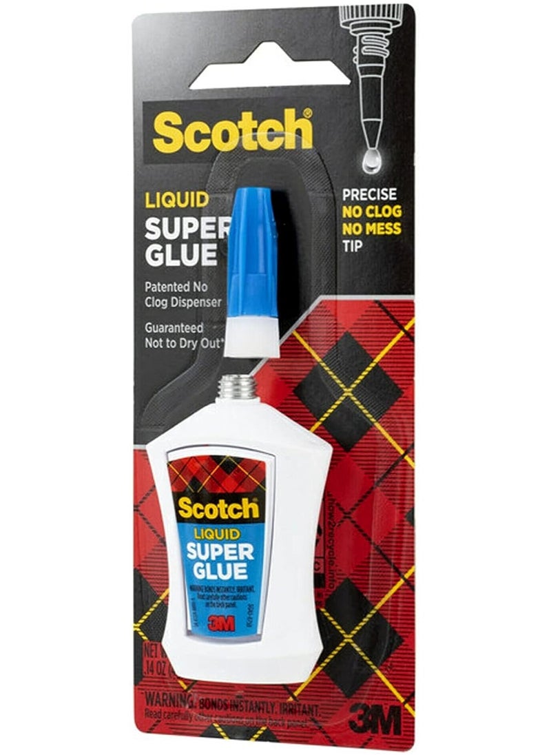 3M Scotch Super Glue In Precision Applicator Bottle 4 G  - Image 3