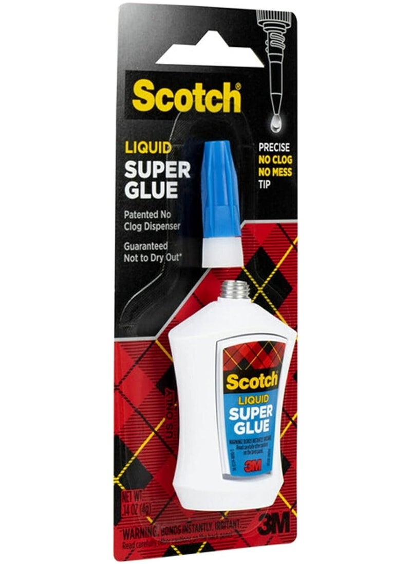 3M Scotch Super Glue In Precision Applicator Bottle 4 G  - Image 4