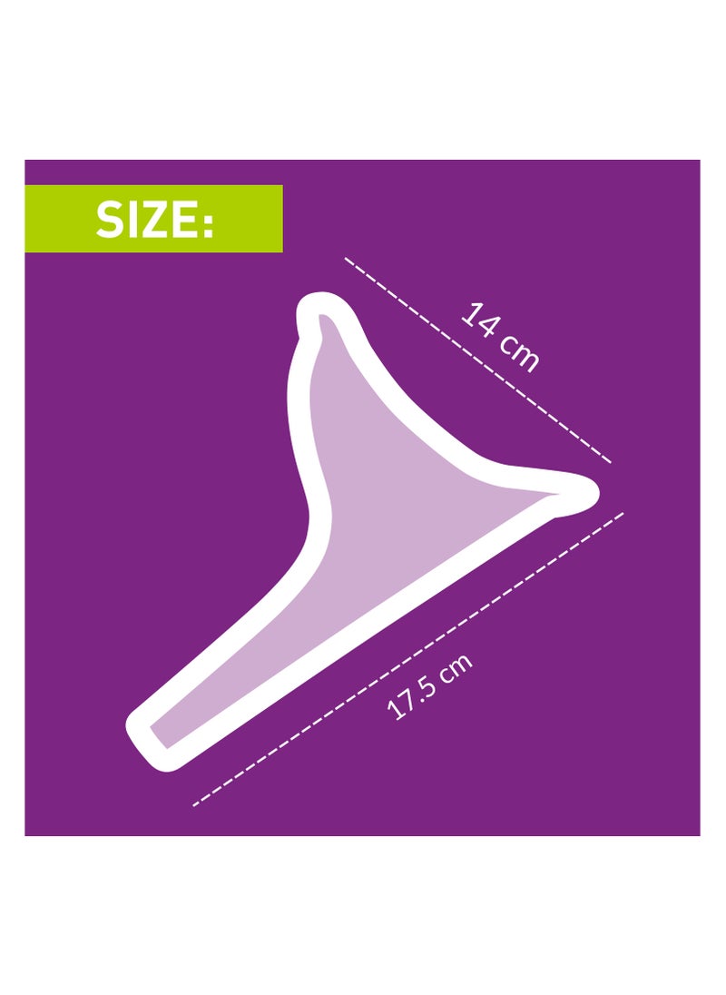 Sirona Pee Buddy Reusable Portable Stand And Pee Urination Device For Women - Pack Of 1 | Portable, Leak-Proof And Zero Spillage | Ideal For Public Toilets, Travel, Camping, Hiking And Outdoor Activities  - Image 3