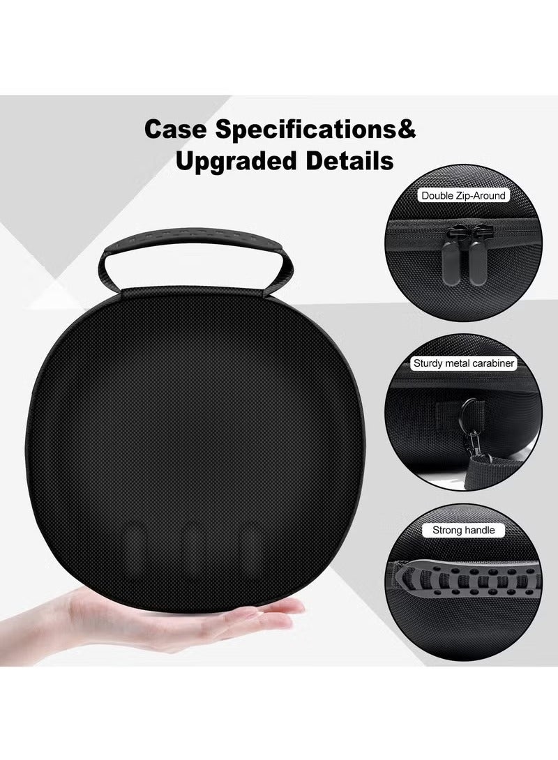 Waterproof Hard Carrying Case for Meta Oculus Quest 3 VR Gaming Headset and Touch Controllers nd Other Accessories Shockproof Carrying Bag Organizer Case with Mesh Pocket Suitable for Travel and Home Storage(Black)  - Image 4