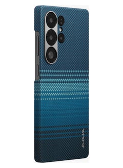 PITAKA Galaxy S25 Plus Magsafe Case Aries Tactile Woven Cover / Ultra Slim / Raised Camera Lip / Woven Touch / Drop and Damage Protection / Durable Back Cover - Moonrise  - Image 3