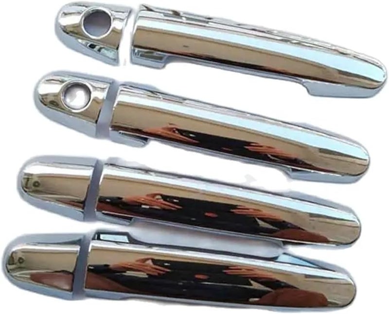 Chrome Door Handle Cover Trim For Toyota Fortuner Hilux SW4 2005 2014 4dc1 Color - Image 2