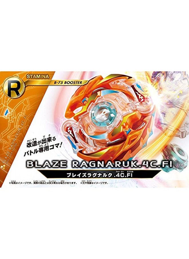 NIBEMINENT Beyblade Burst B-75 Booster Blaze Ragnaq  - Image 2