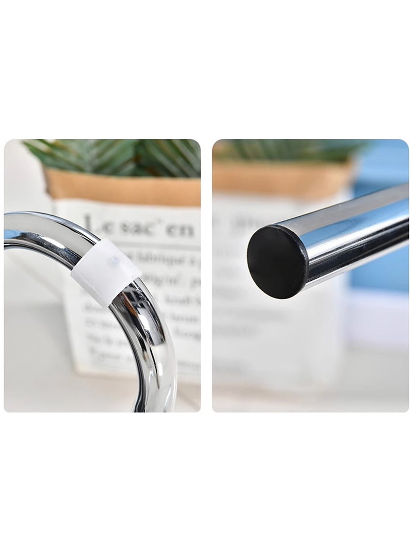 لاني رئيس الاجتماع، رئيس المكتب الجلدي، رئيس الطعام، رئيس الزائر، رئيس الضيوف مكتب المنزل الأثاث بعجلات (أسود) - Image 2