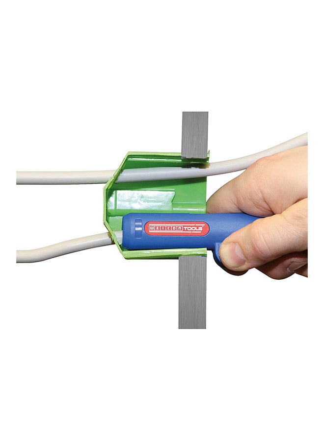 WEICON قشارة كابلات دائرية رقم 13 مفككة للكابلات الدائرية والمقاومة للرطوبة بقطر 6.0 - 13.0 ملم. (على سبيل المثال، كابل NYM مقاس 3x1.5 إلى 5x2.5 مم²) أداة تفكيك احترافية - Image 4