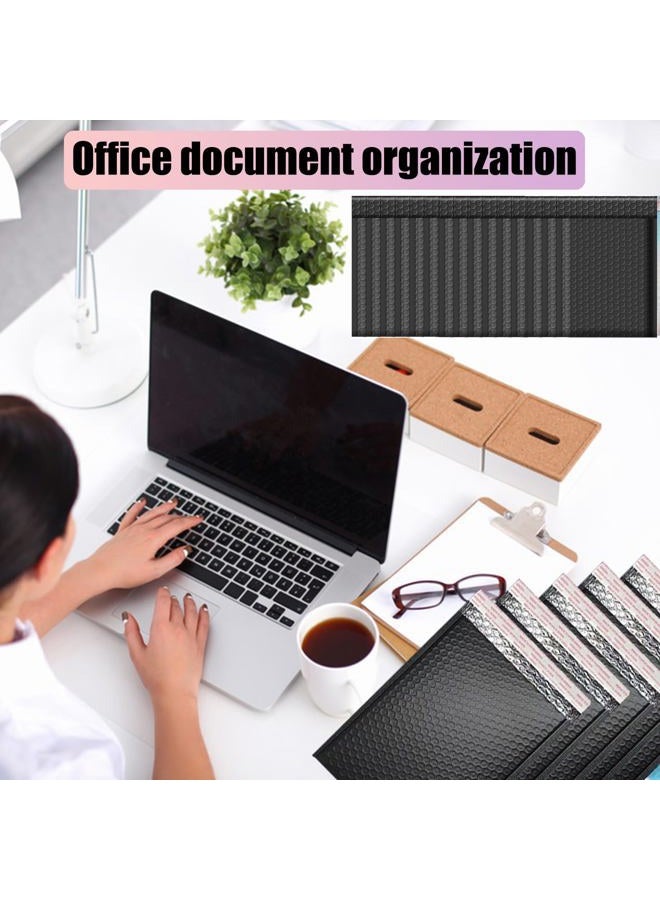 xlehoely 50 PCS Bubble Mailers,Black Poly Padded Envelopes,Waterproof Shipping Bags,Mailing Envelopes Bubble Padded,Self Seal Cushion Envelopes for Mailing,Shipping,Packing,Small Business,3 Sizes - Image 5
