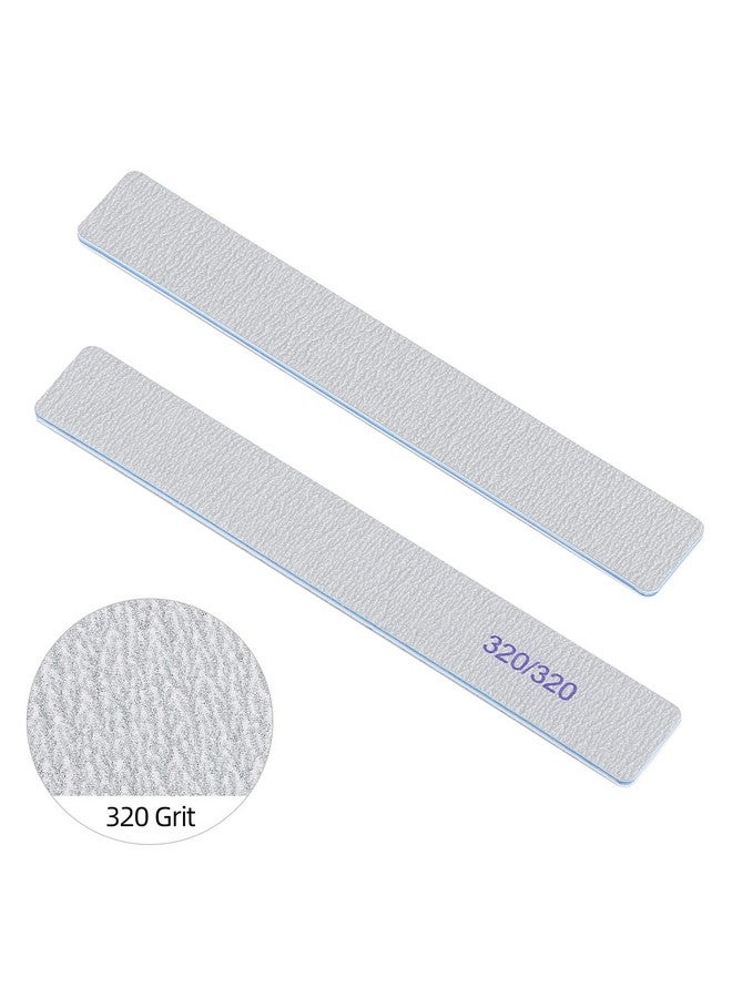 بي تي واي ام اس 25 قطعة من مبردات الأظافر للأظافر الطبيعية، مقاس 320 حبيبات دقيقة لتلميع وتنعيم الأظافر - Image 3