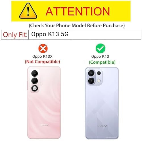 Kapa Soft Fabric & Leather Hybrid Protective Back Cover for Oppo K13 5G | Shockproof Slim Hard Anti Slip Back Case (Black,Brown) - Image 2
