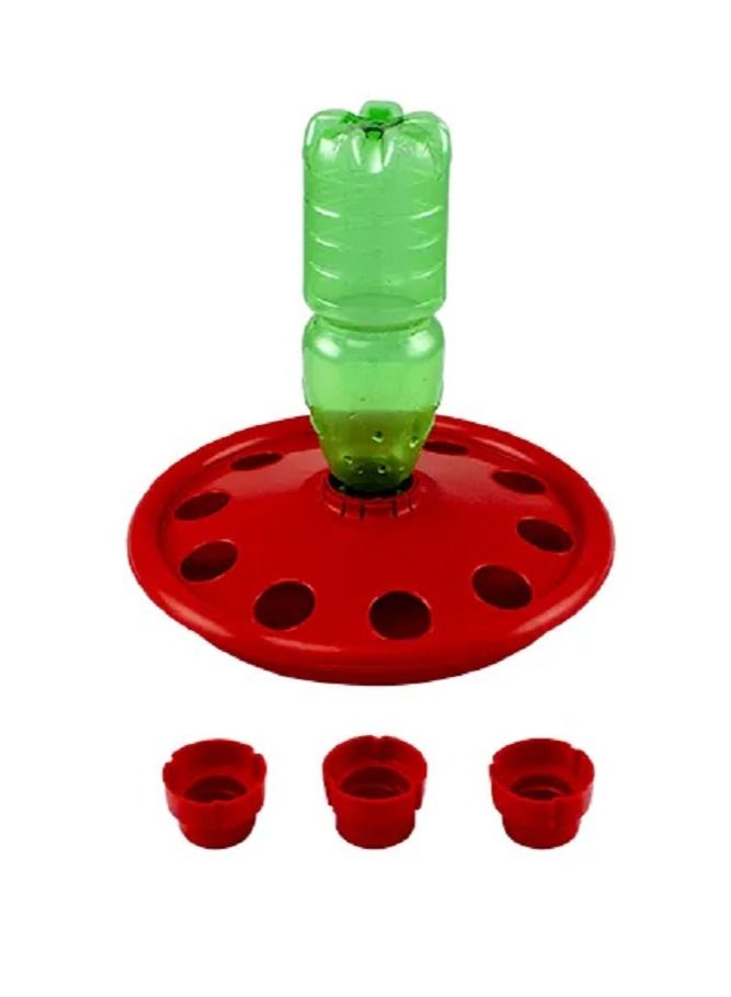 ريفر ديسك زجاجة شراب للكتاكيت ، احمر ، (صنع في ايطاليا) - Image 1