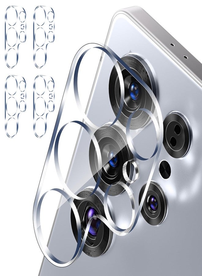 imluckies 4 Packs for Samsung Galaxy S25 Ultra Camera Lens Protector, Ultra-HD Tempered Glass & 9H Anti-Scratch Back Camera Screen Protective Film, Case-Friendly for S25Ultra, Clear - Image 1
