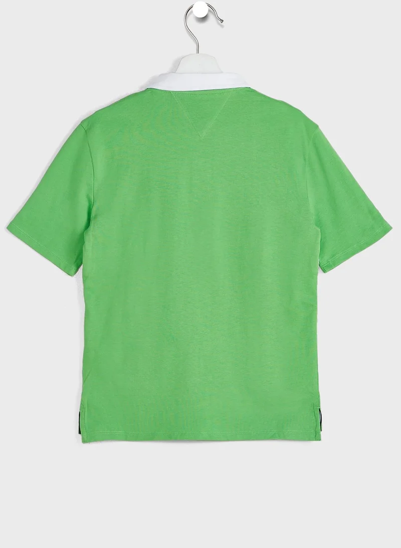 TOMMY HILFIGER Youth Oversized Logo Polo