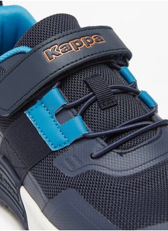Kappa Boys' Textured Sports Shoes with Hook and Loop Closure  - Image 5