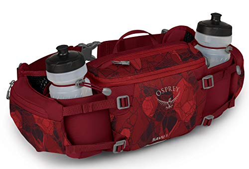 OSPREY حقيبة ترطيب للدراجات الهوائية من أوسبري سافو 5 لتر للرجال والنساء، أحمر كراميل - Image 4
