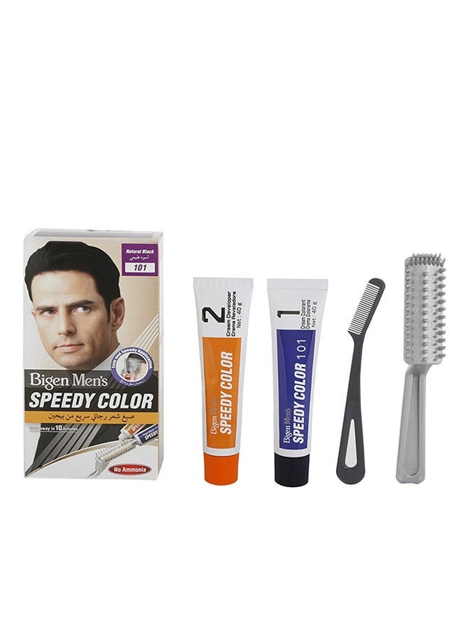 Bigen Speedy Hair Colour With Accessories Natural Black 101 - Image 1