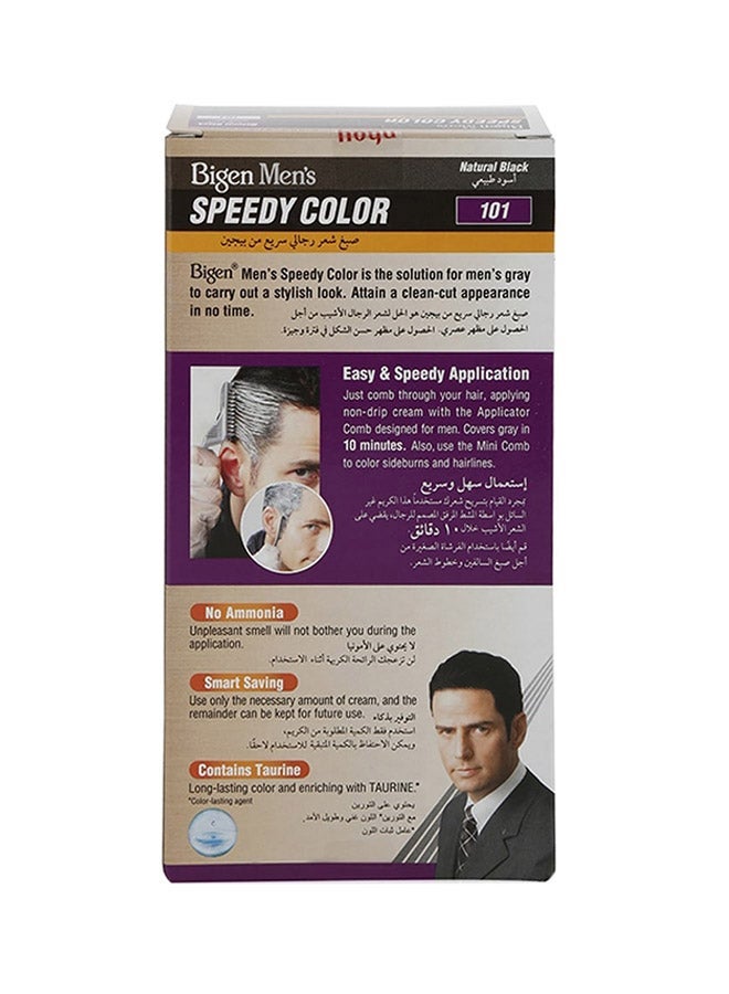 Bigen Speedy Hair Colour With Accessories Natural Black 101 - Image 3