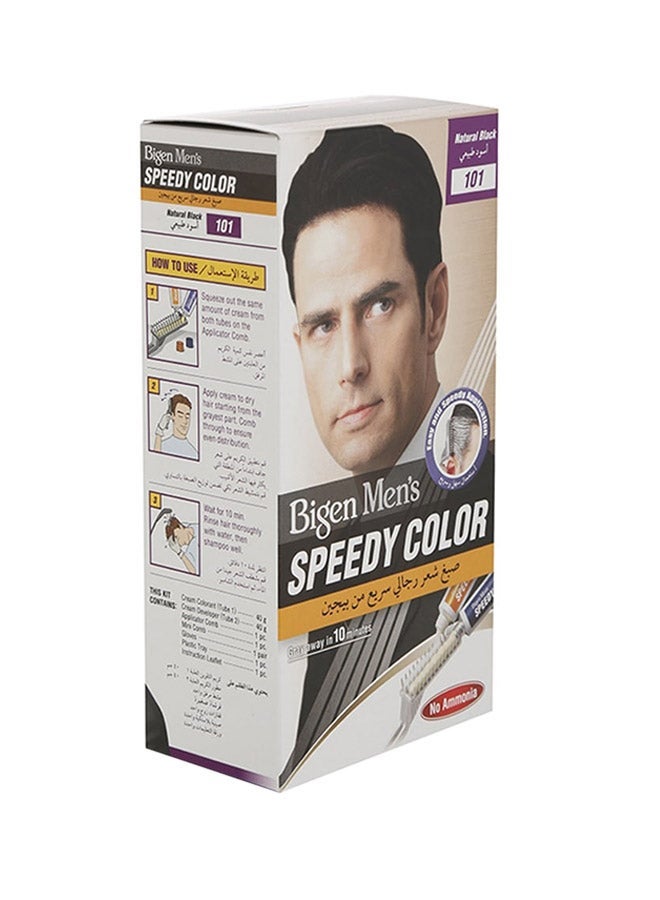 Bigen Speedy Hair Colour With Accessories Natural Black 101 - Image 4