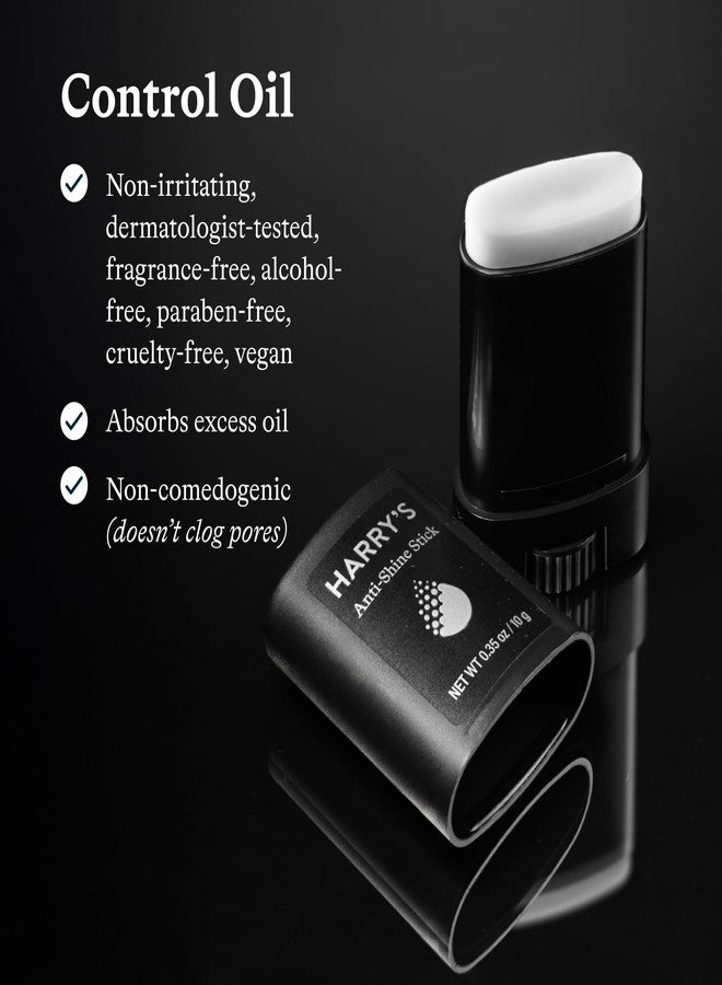 Harry's عصا هاري لمكافحة اللمعان للبشرة الدهنية - (عبوة 2) 0.35 أونصة - تتحكم وتمتص الزيت لإنهاء غير لامع - العناية بالبشرة للرجال - Image 2