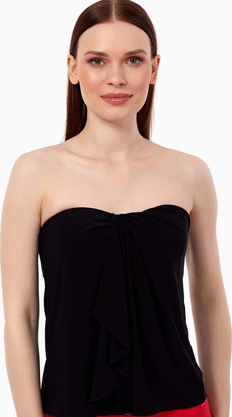 Ayyıldız 63550 Black Strapless Tankini Top  - Image 1