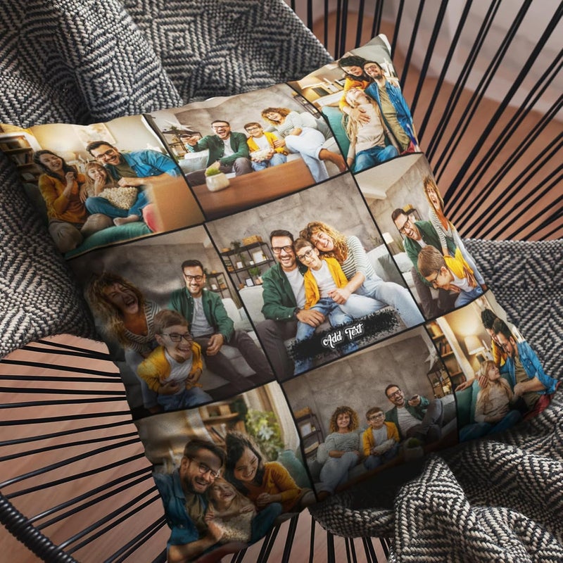 K1Gifts Personalized Gift Custom Photo Pillow for Birthday Gift Valentines Day Gift Birthday Gifts for Girls Boys Gift for Girlfriend Gift for Boyfriend 12x12Inch30x30cm Only Cover - Image 3