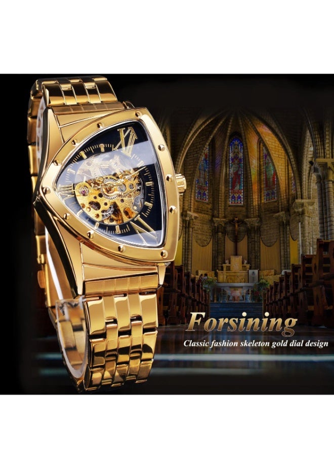 فورسينينج ساعة يد آلية مقاومة للماء للرجال FORSINING SLZe252 - Image 2