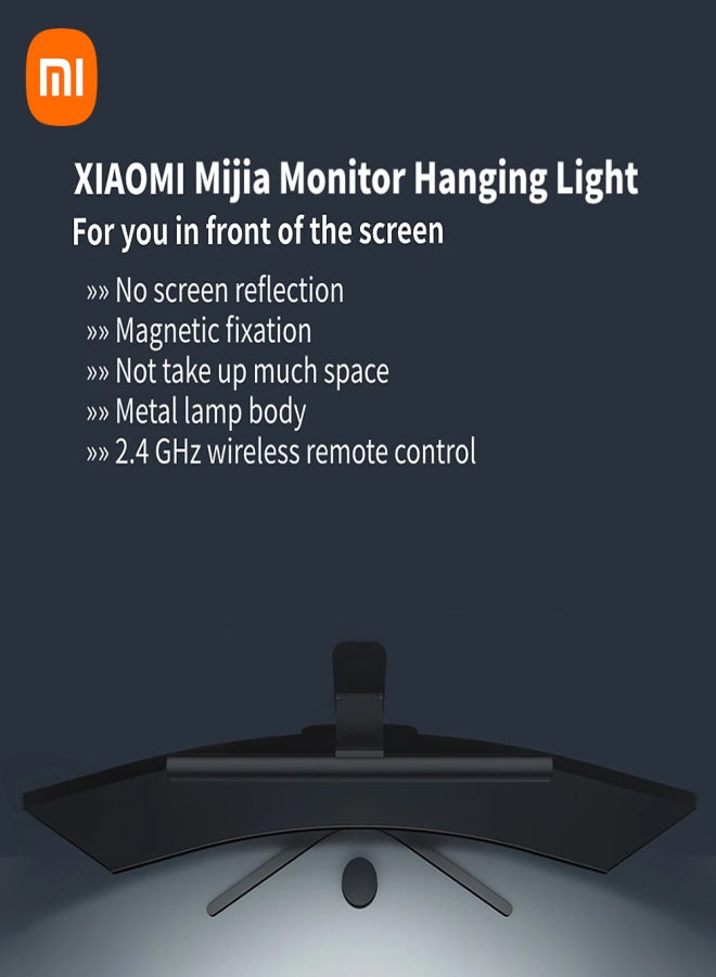 Xiaomi MI Desk Screen Light Bar Computer Monitor Hanging Lamp No Screen Reflection/Eye Comfort /Magnetic Rotation/USB Powered with 2.4G Wireless Remote Control Space Saving Light - Image 2