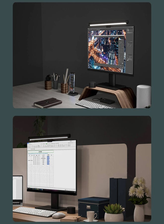 Xiaomi MI Desk Screen Light Bar Computer Monitor Hanging Lamp No Screen Reflection/Eye Comfort /Magnetic Rotation/USB Powered with 2.4G Wireless Remote Control Space Saving Light - Image 3