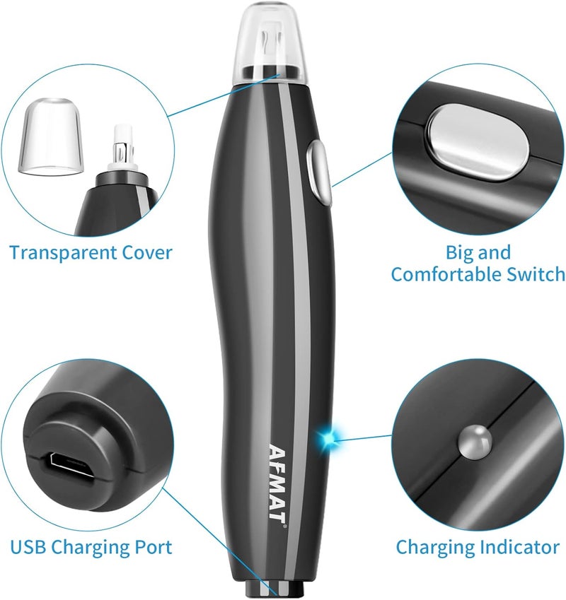 AFMAT Electric Eraser for Drawing,140 Erasers Refills, Rechargeable Electric Eraser for Artists, Rechargeable Battery Operated Pencil Erasers Kit for Drafting, Painting, Sketching, Architectural Plans - Image 4