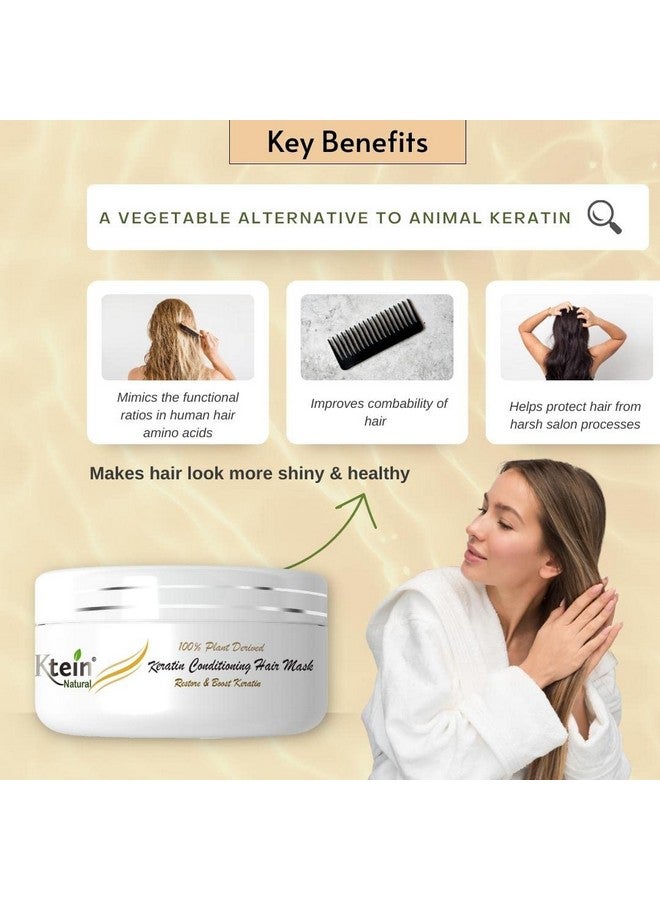 Ktein Natural 100% Plant Derived Keratin Conditioning Hair Mask(200Gm) - Image 4