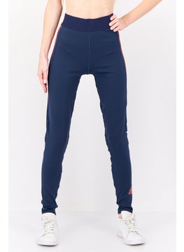 Women Sportswear Fit Training Leggings, Navy