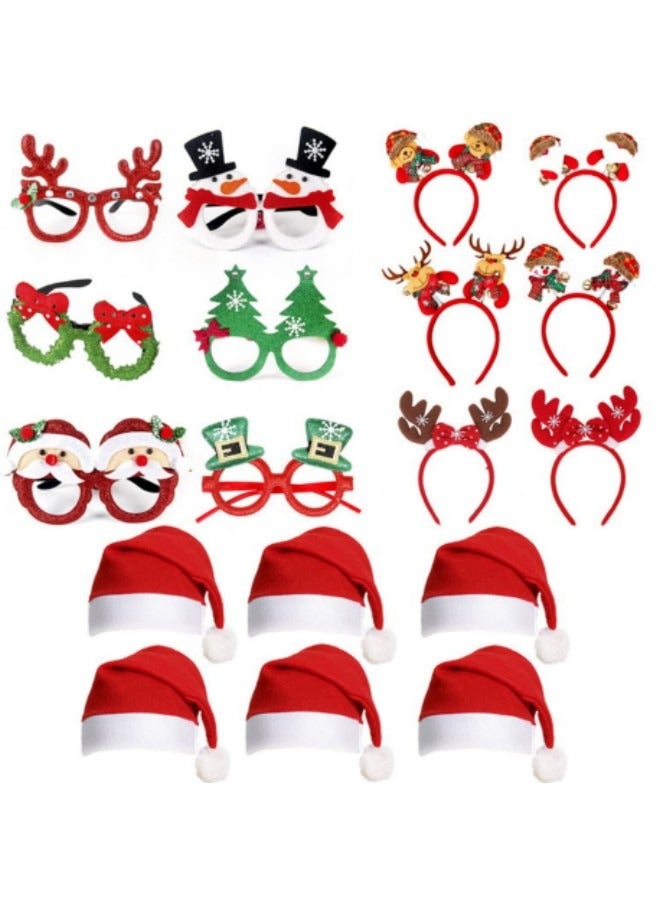 GGEROU Festival Decoration Costume Glasses Frame Costume Hat for Kids Party Glasses Creative Funny Eyewear  - Image 1