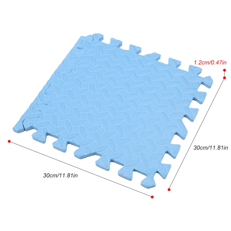 Eva Foam Flooring Tiles 30x30x1.2cm Superior Cushioning Comfort - Easy Setup Gym Flooring for Living Room Bedroom Balcony Toddler Play Areas Yoga Workouts - Image 3