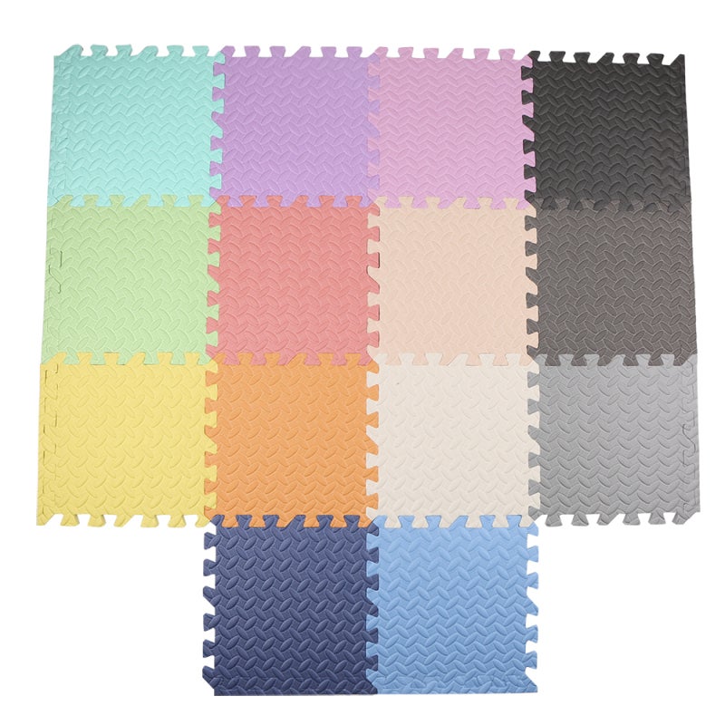 Eva Foam Flooring Tiles 30x30x1.2cm Superior Cushioning Comfort - Easy Setup Gym Flooring for Living Room Bedroom Balcony Toddler Play Areas Yoga Workouts - Image 2